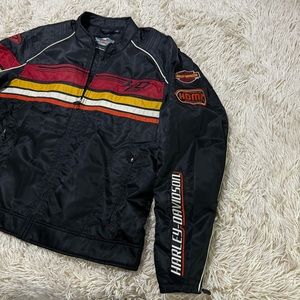 HARLEY-DAVIDSON Motorcycle Embroidered Jacket size XL
